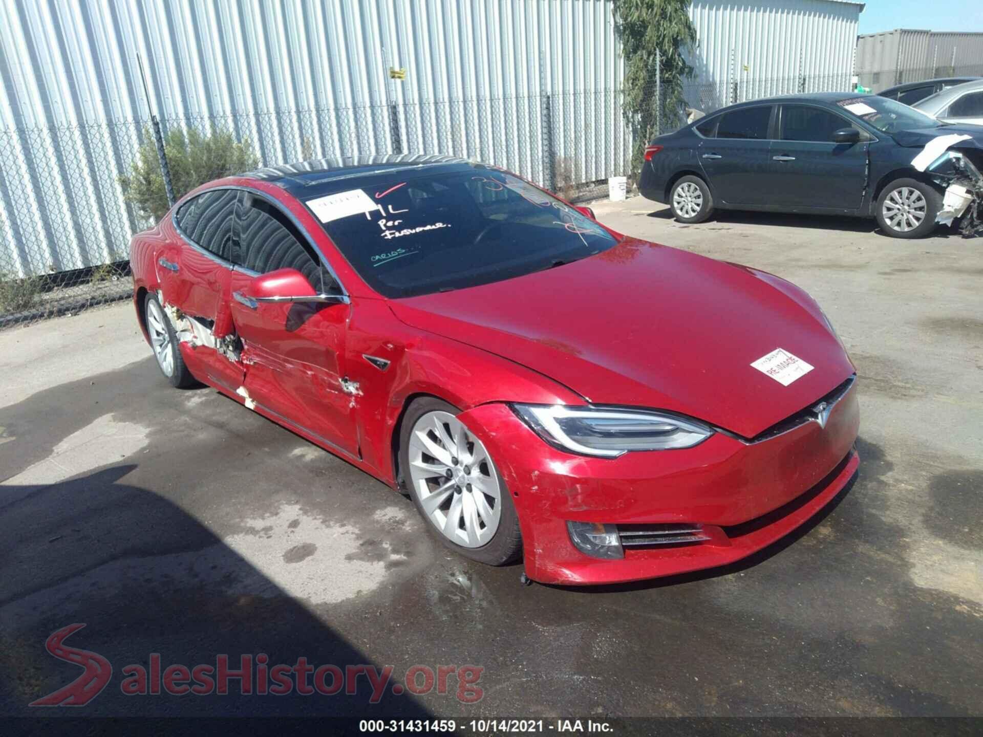 2016 TESLA MODEL S — VIN 5YJSA1E27GF143870