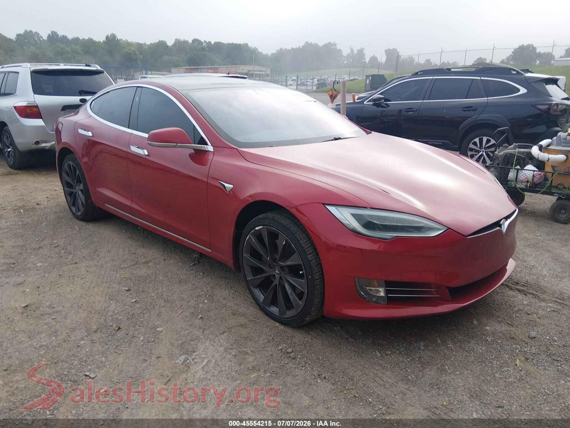 2019 TESLA MODEL S — VIN 5YJSA1E27KF312133