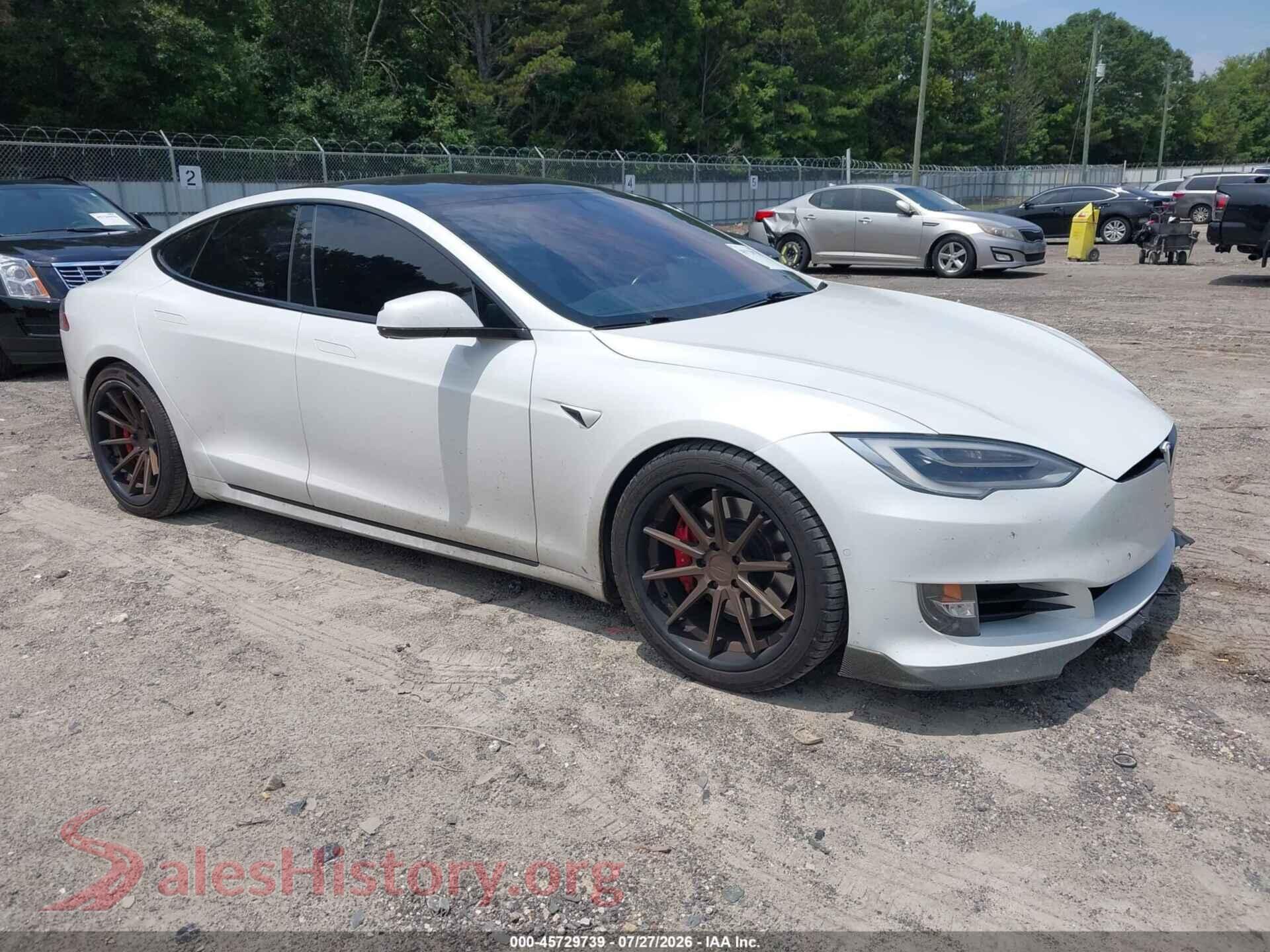 2019 TESLA MODEL S — VIN 5YJSA1E43KF312843