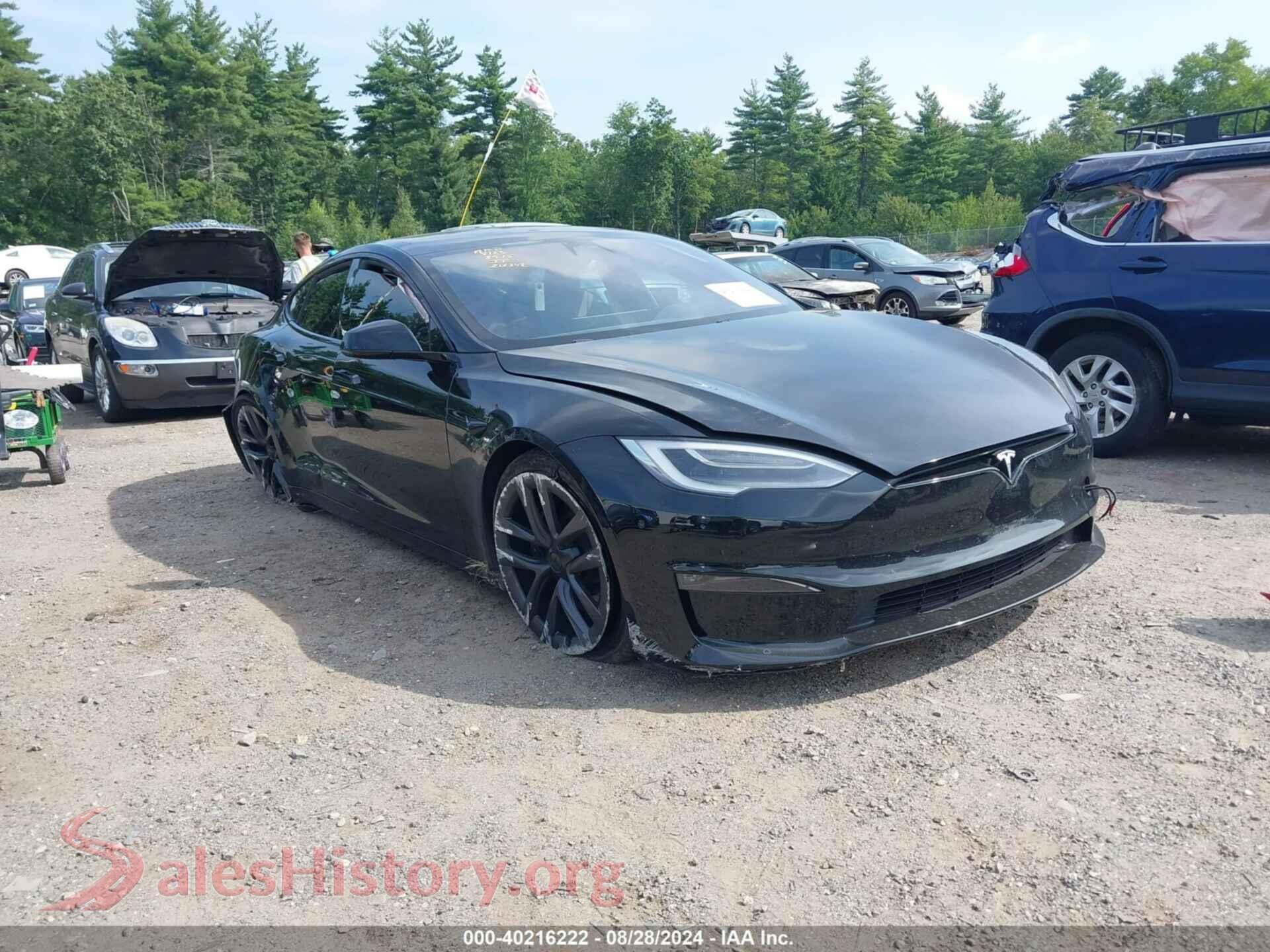 2021 TESLA MODEL S — VIN 5YJSA1E52MF438915