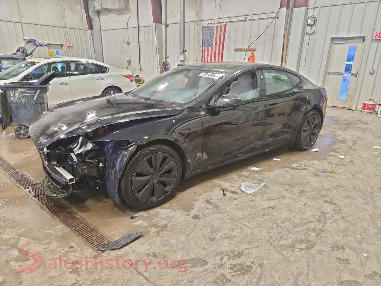 2021 TESLA MODEL S — VIN 5YJSA1E56MF441414