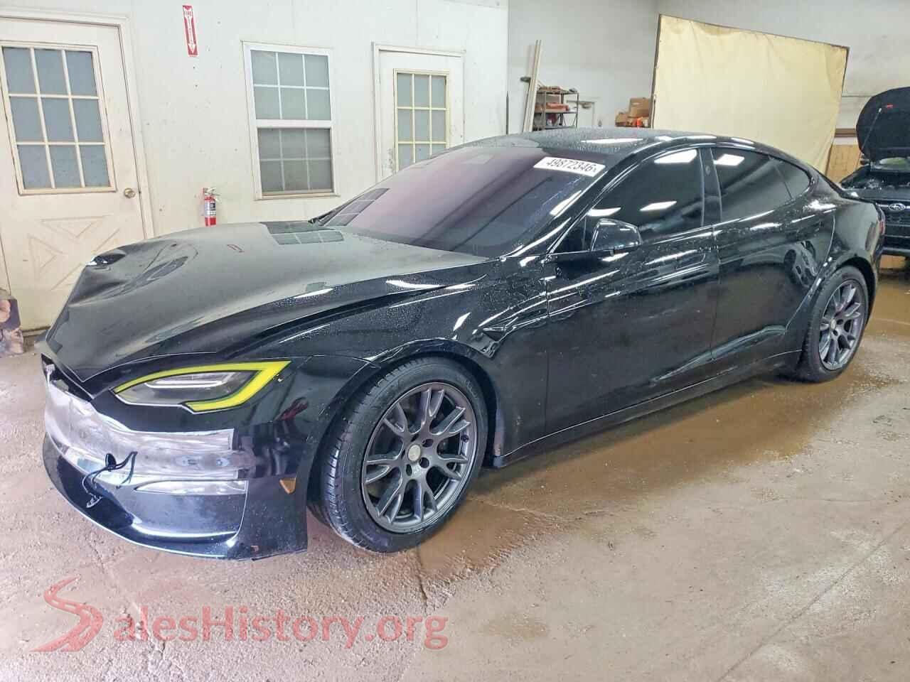 2021 TESLA MODEL S — VIN 5YJSA1E65MF441767