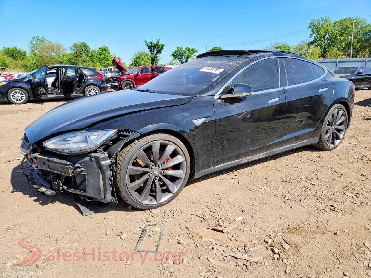 2014 TESLA MODEL S — VIN 5YJSA1H20EFP66661