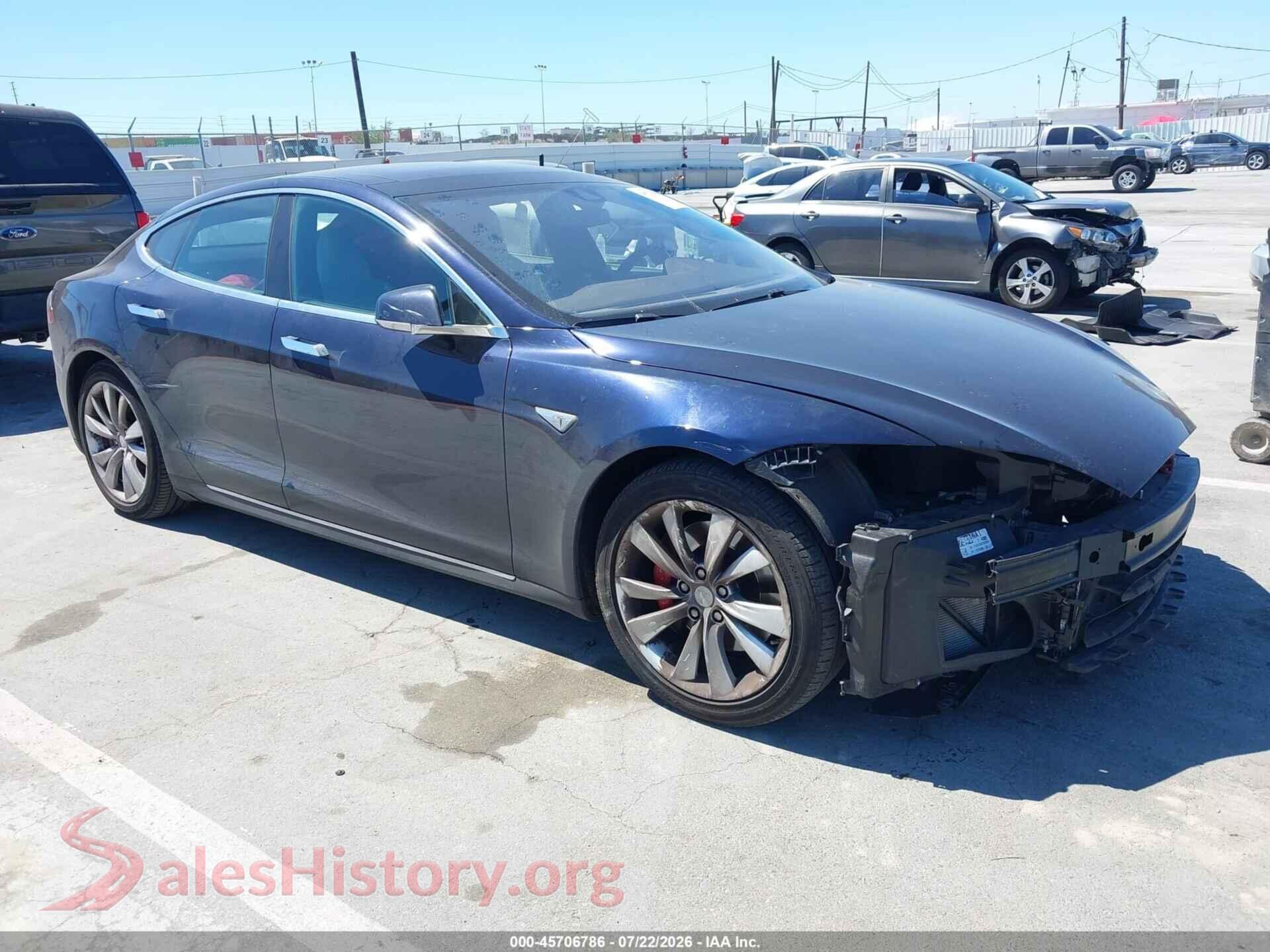 2015 TESLA MODEL S — VIN 5YJSA1H25FFP79746