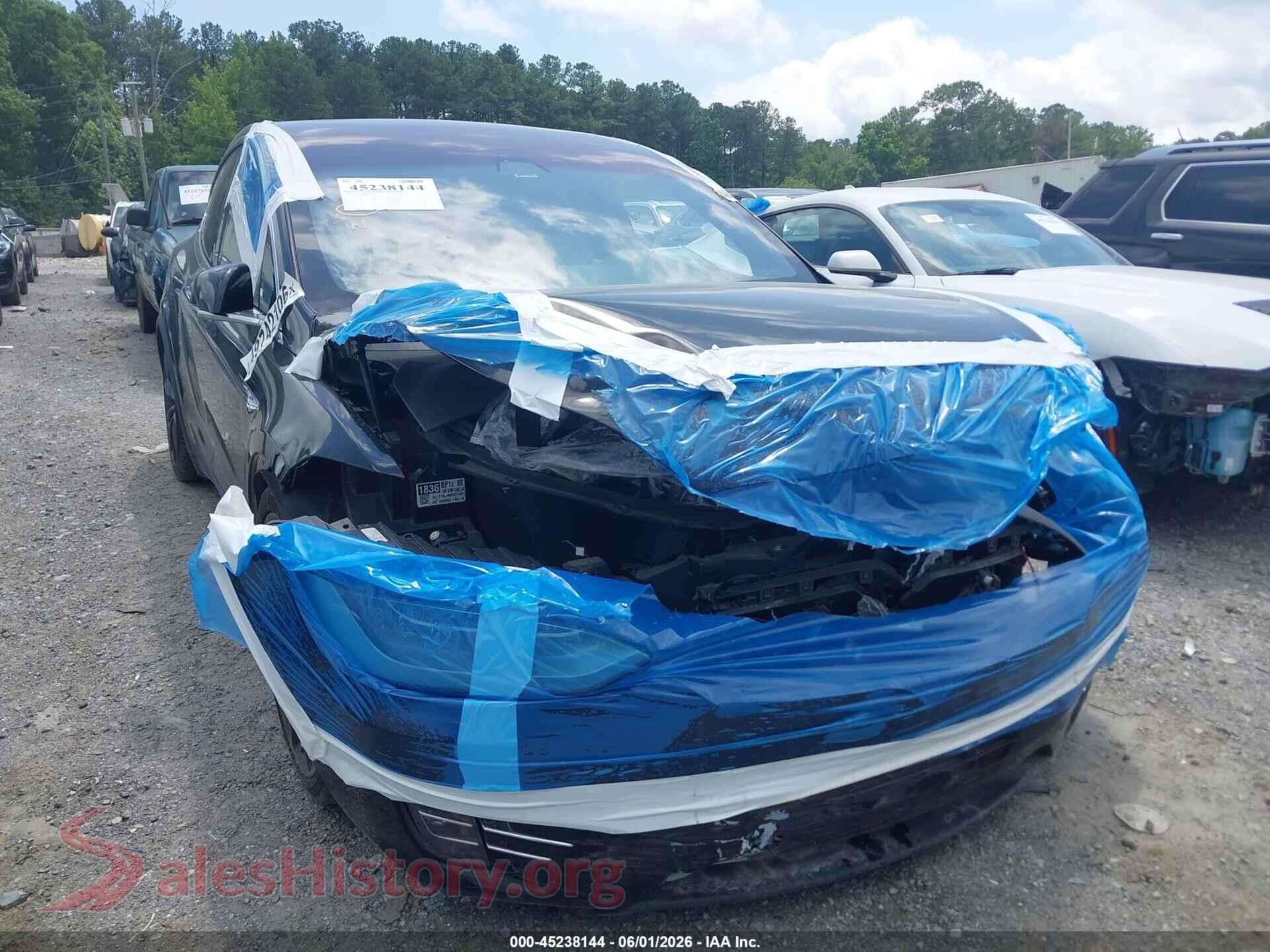 2020 TESLA MODEL X — VIN 5YJXCAE48LF238773
