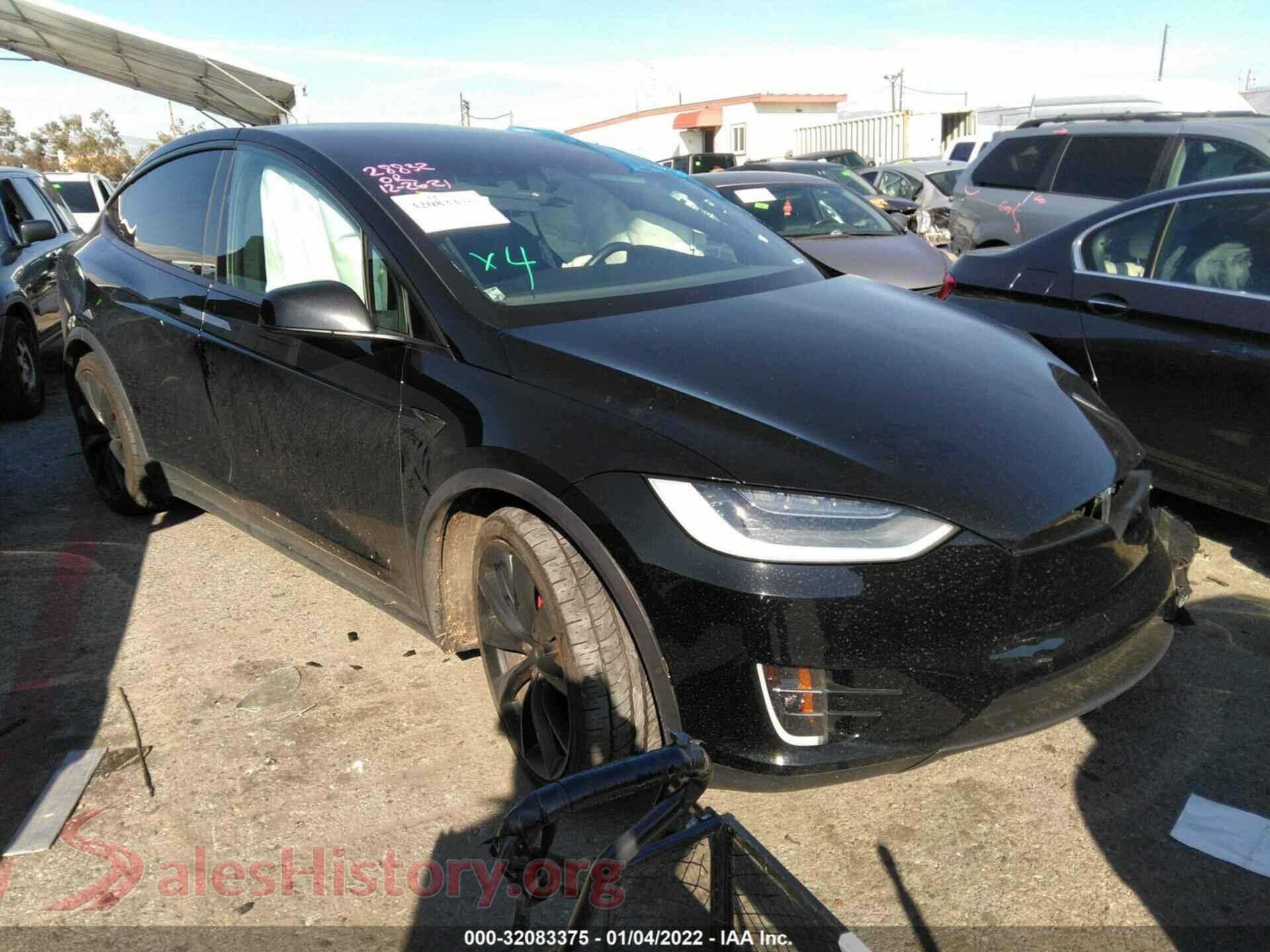 2019 TESLA MODEL X — VIN 5YJXCBE44KF180813