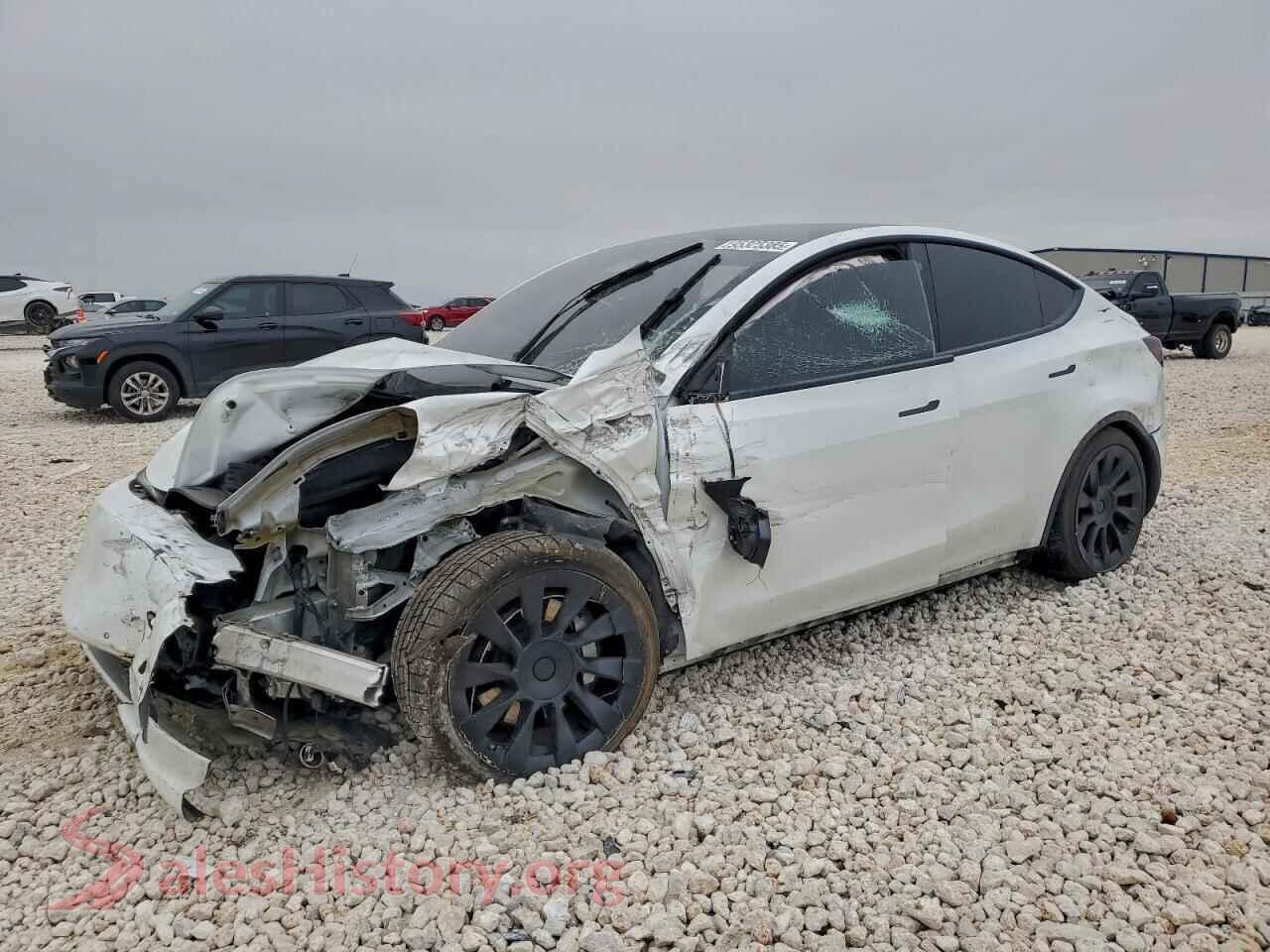 2021 TESLA MODEL Y — VIN 5YJYGAEE7MF122144
