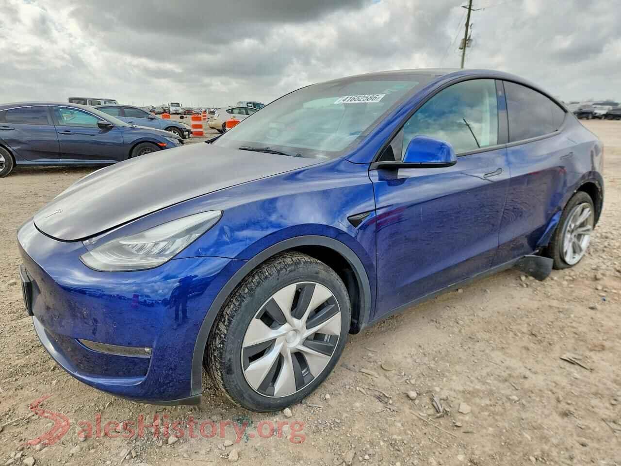 2021 TESLA MODEL Y — VIN 5YJYGDED8MF106348