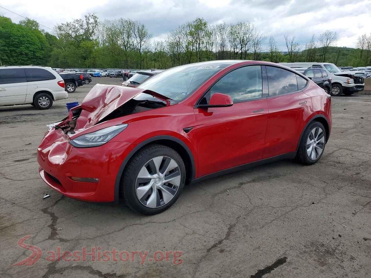 2021 TESLA MODEL Y — VIN 5YJYGDED9MF116645