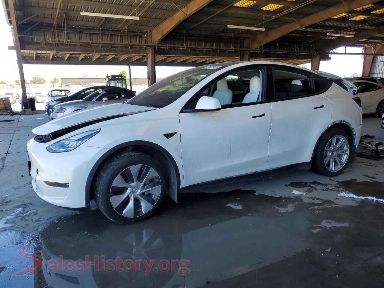 2021 TESLA MODEL Y — VIN 5YJYGDEE0MF240506