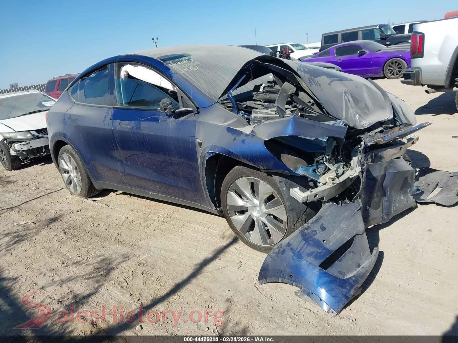 2021 TESLA MODEL Y — VIN 5YJYGDEE0MF268550