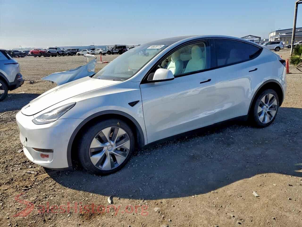 2020 TESLA MODEL Y — VIN 5YJYGDEE1LF014666