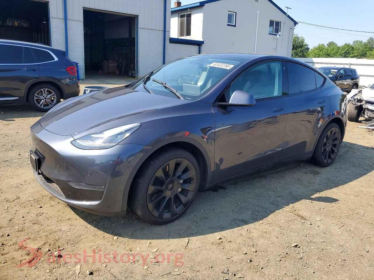 2021 TESLA MODEL Y — VIN 5YJYGDEE1MF079597