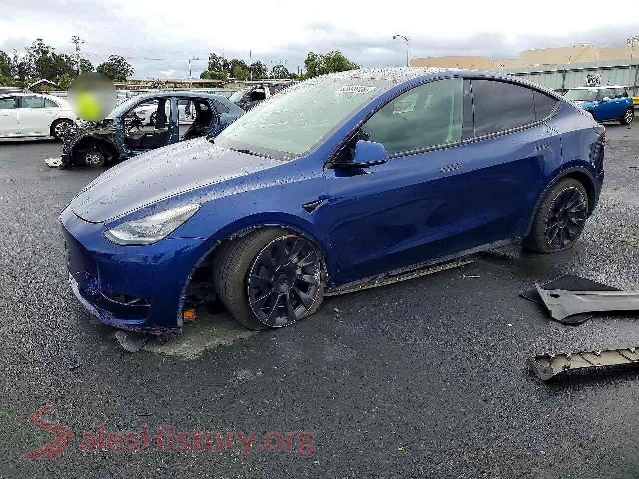 2021 TESLA MODEL Y — VIN 5YJYGDEE1MF183331