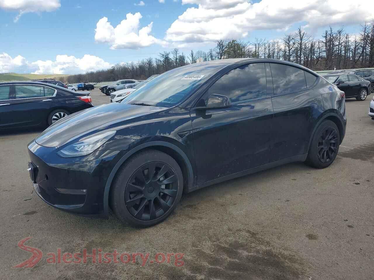 2021 TESLA MODEL Y — VIN 5YJYGDEE1MF191476