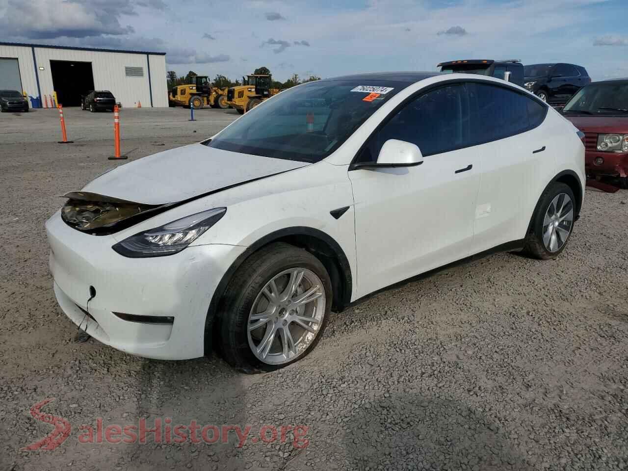 2021 TESLA MODEL Y — VIN 5YJYGDEE1MF233600