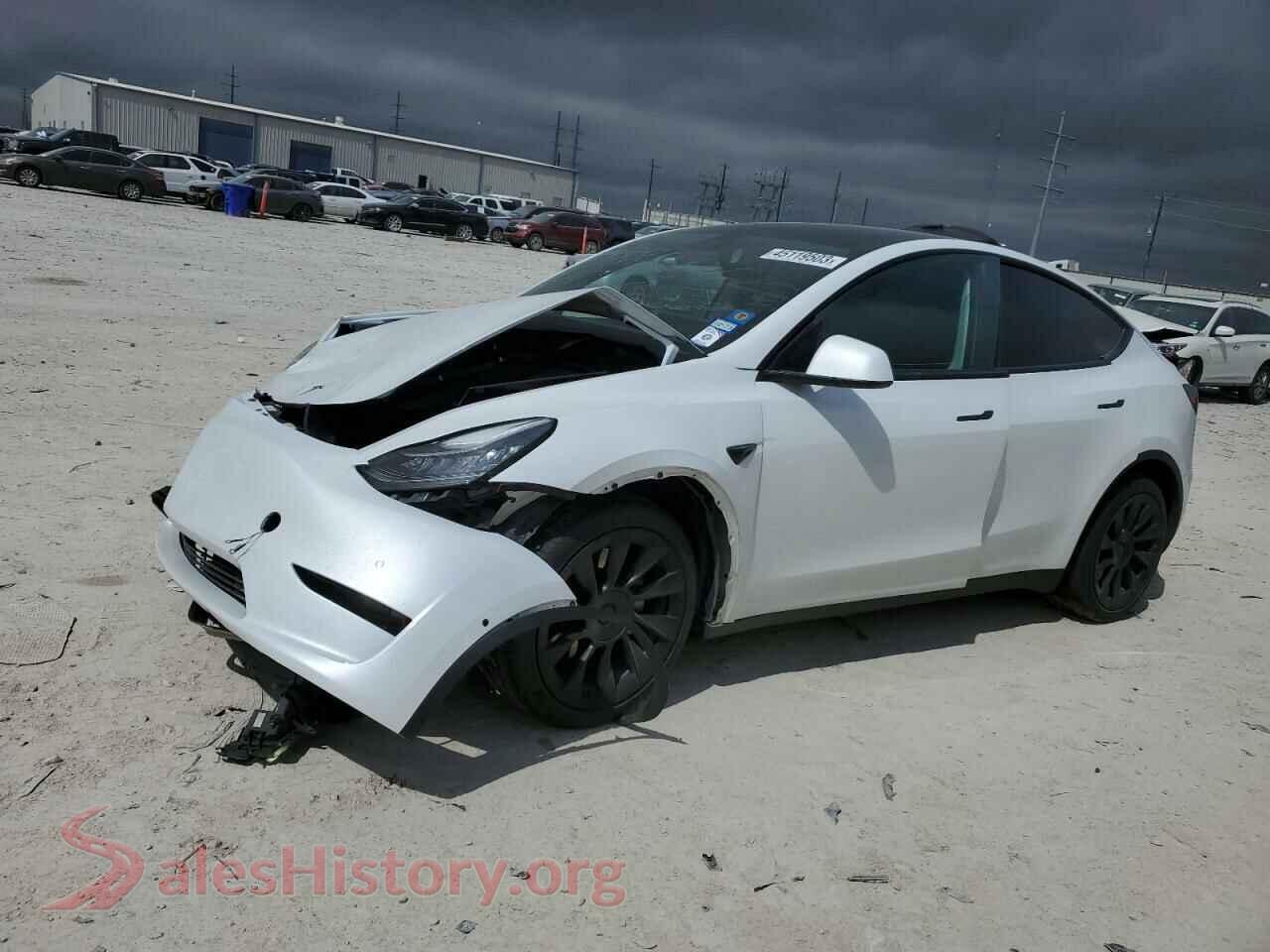 2021 TESLA MODEL Y — VIN 5YJYGDEE1MF297586