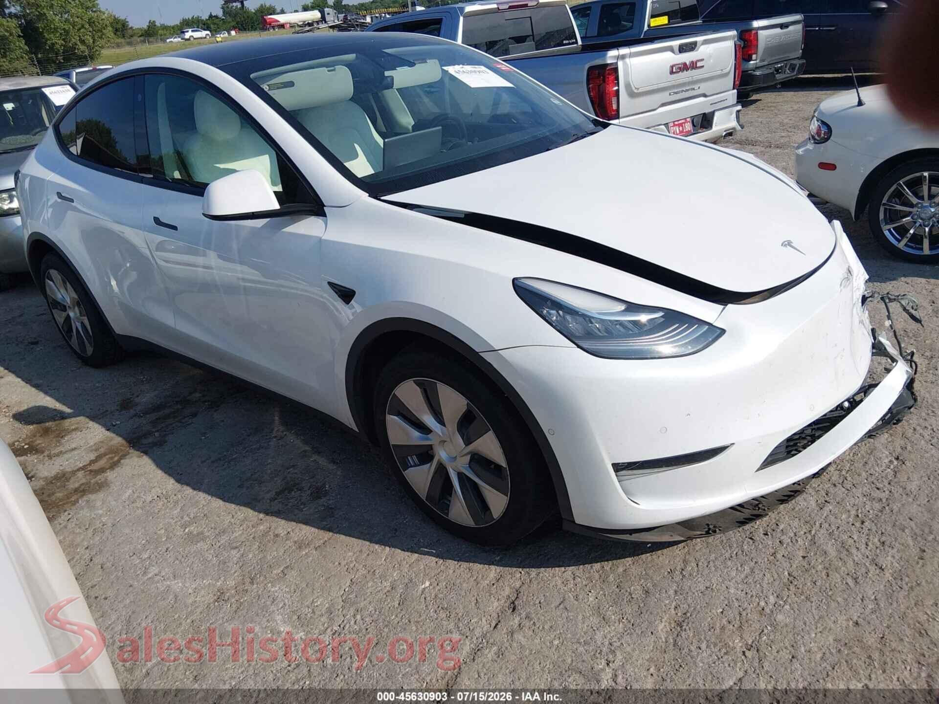 2021 TESLA MODEL Y — VIN 5YJYGDEE2MF202582
