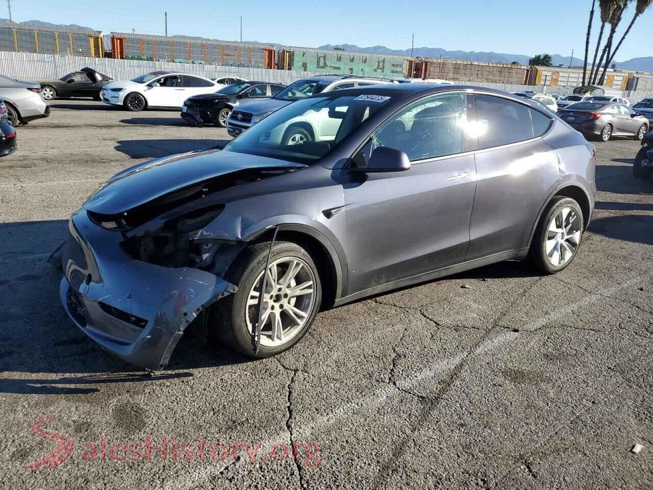 2021 TESLA MODEL Y — VIN 5YJYGDEE2MF217986