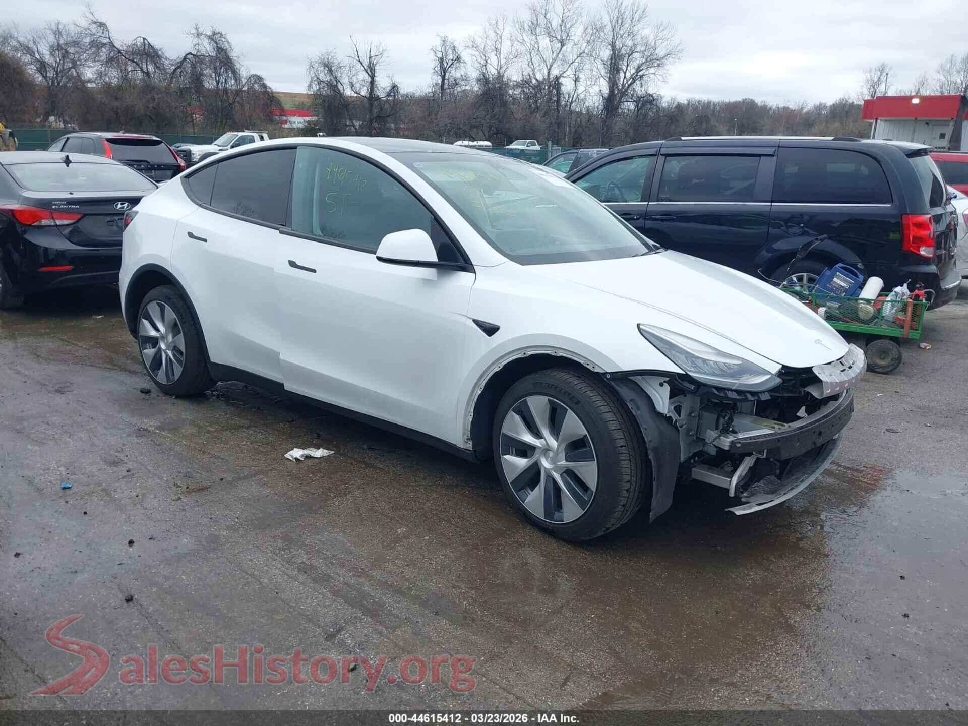 2020 TESLA MODEL Y — VIN 5YJYGDEE3LF009419