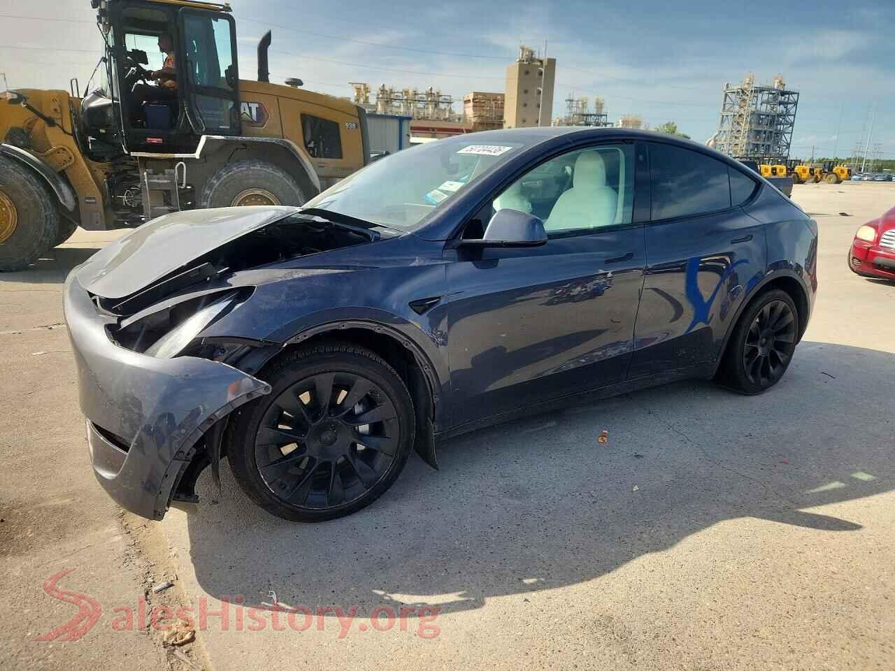 2021 TESLA MODEL Y — VIN 5YJYGDEE3MF139153