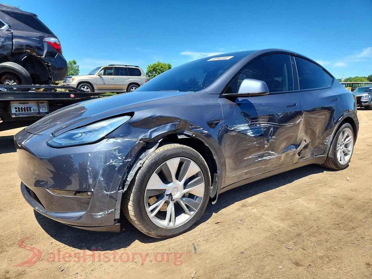 2021 TESLA MODEL Y — VIN 5YJYGDEE3MF160567
