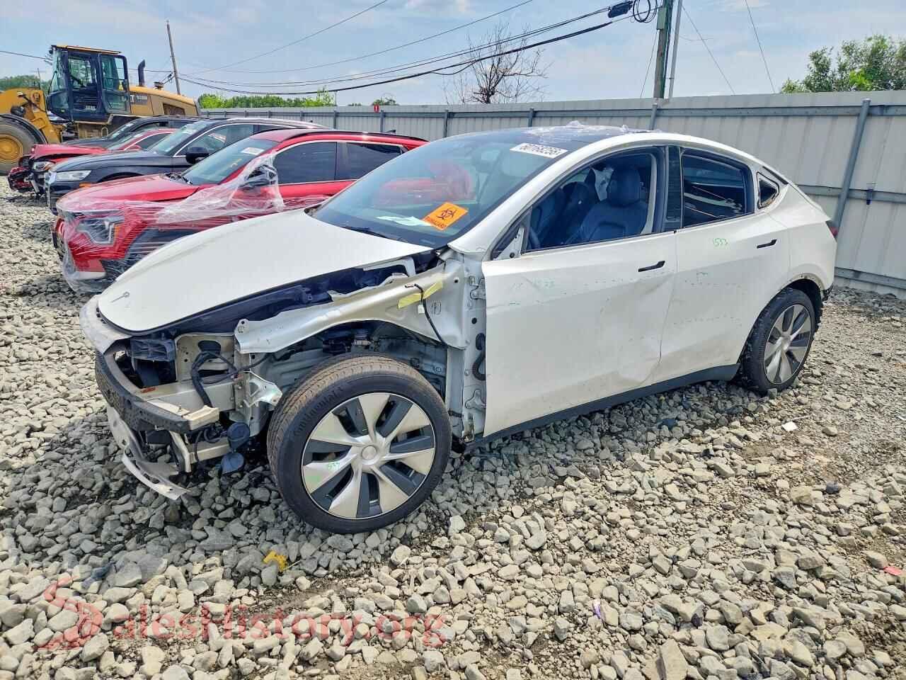 2021 TESLA MODEL Y — VIN 5YJYGDEE4MF254201