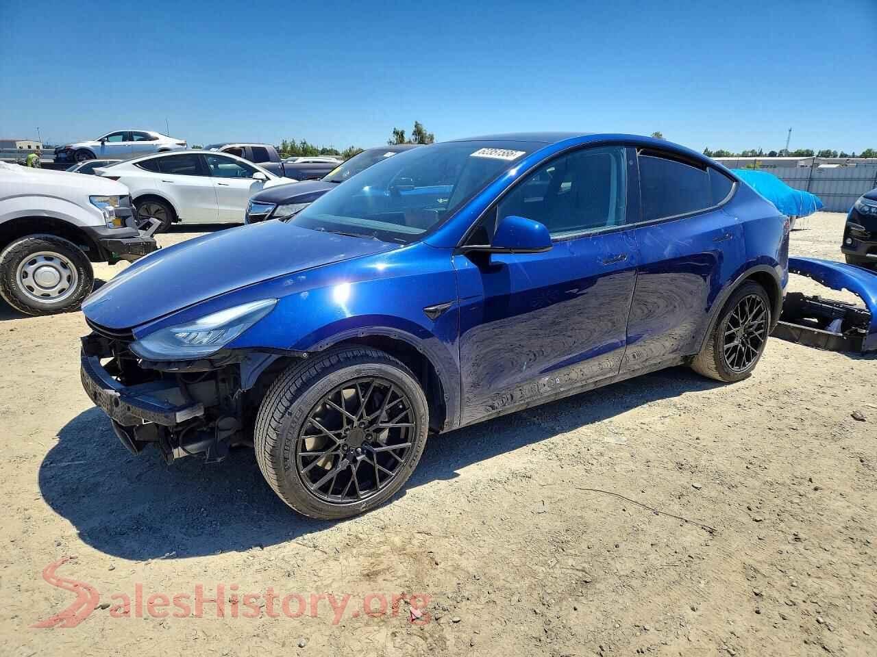 2020 TESLA MODEL Y — VIN 5YJYGDEE5LF012953