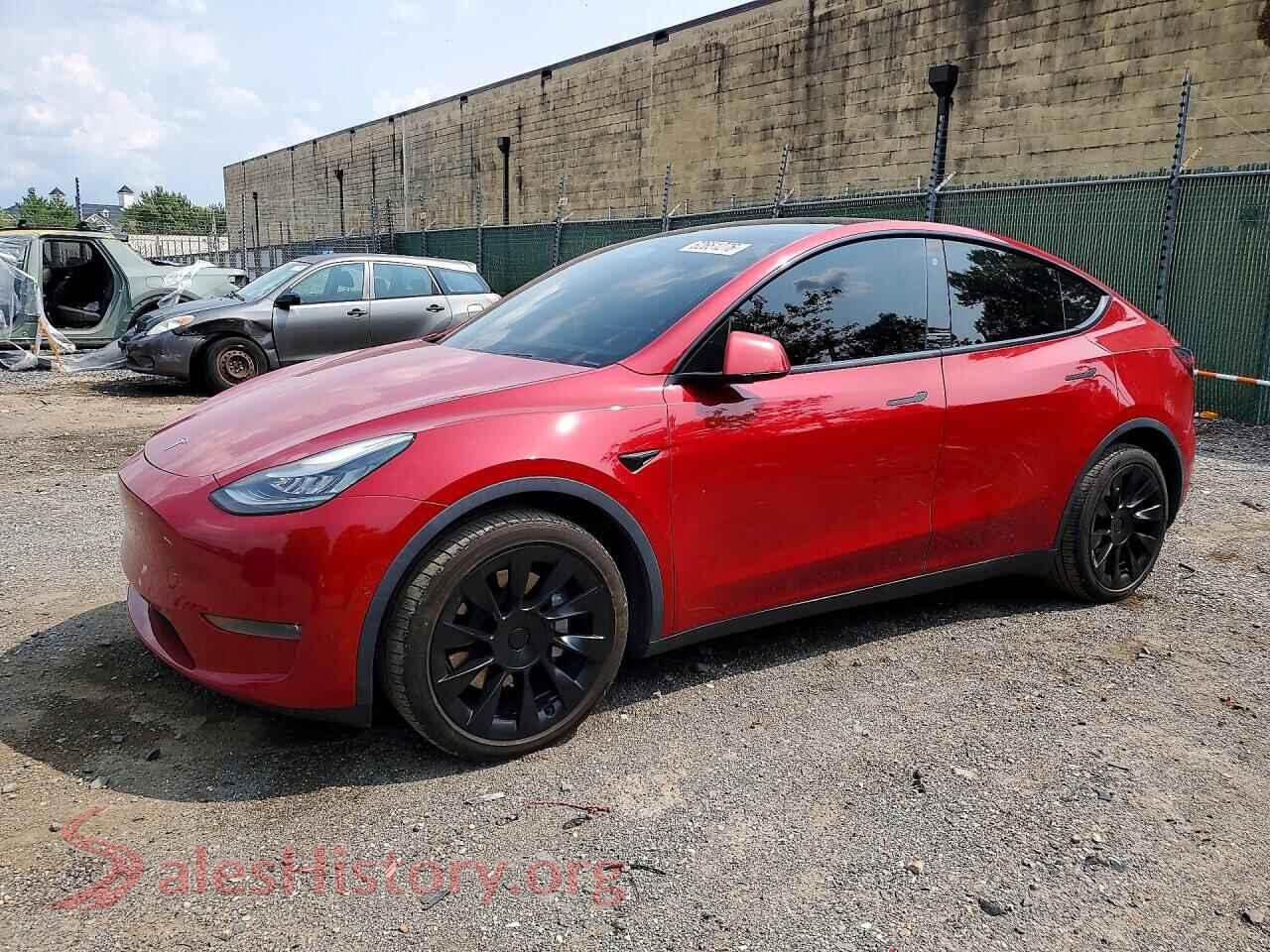 2020 TESLA MODEL Y — VIN 5YJYGDEE5LF014380