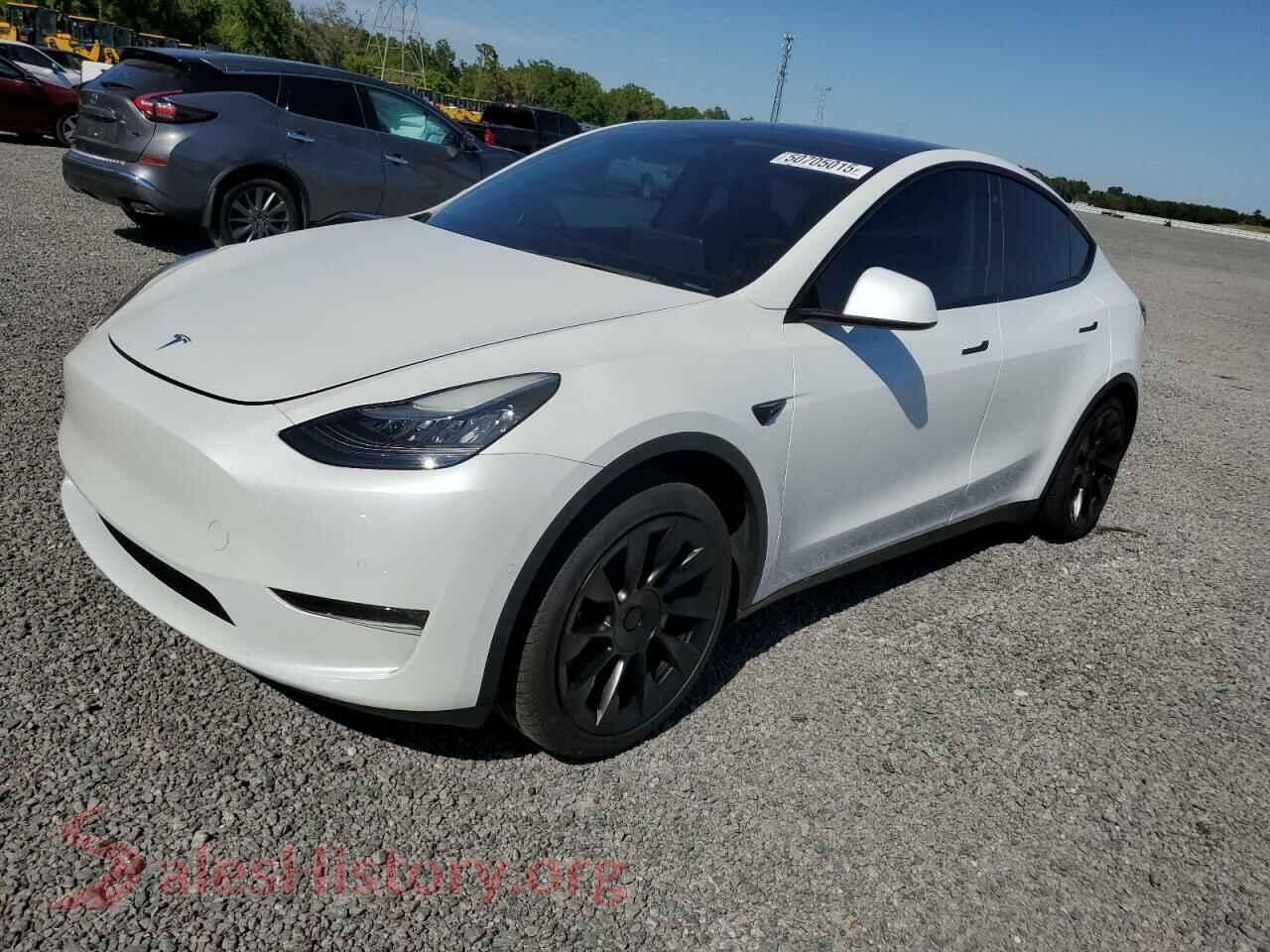 2021 TESLA MODEL Y — VIN 5YJYGDEE5MF141440