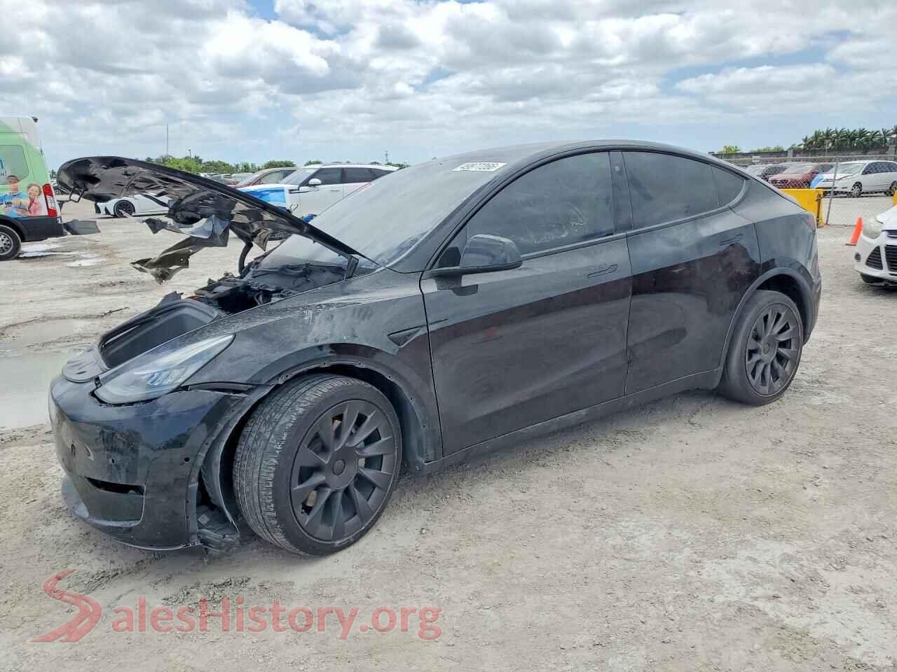 2021 TESLA MODEL Y — VIN 5YJYGDEE5MF173840