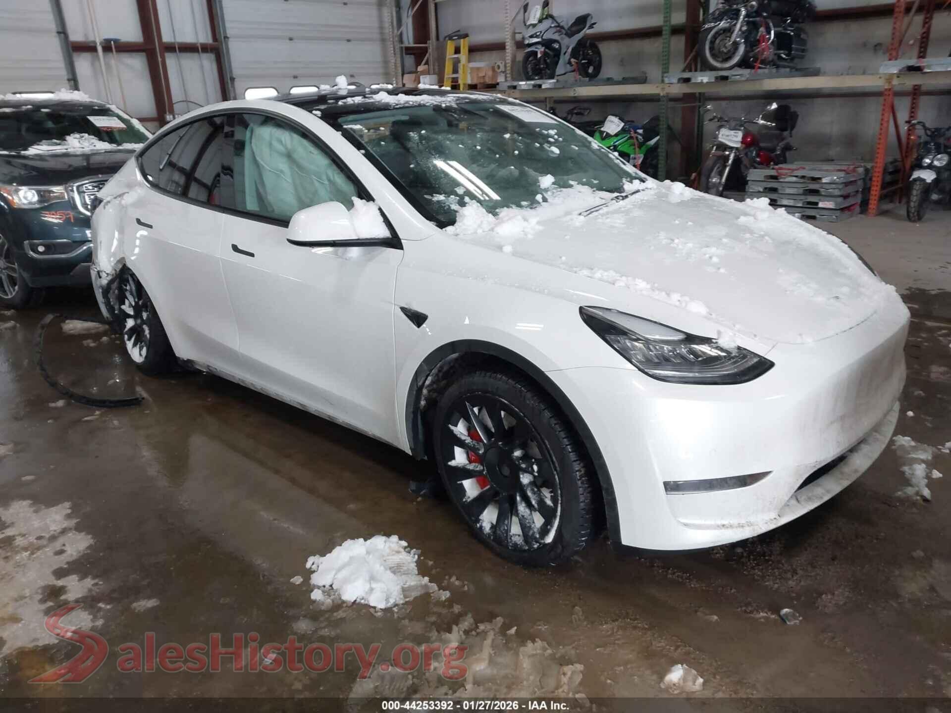 2021 TESLA MODEL Y — VIN 5YJYGDEE5MF242039