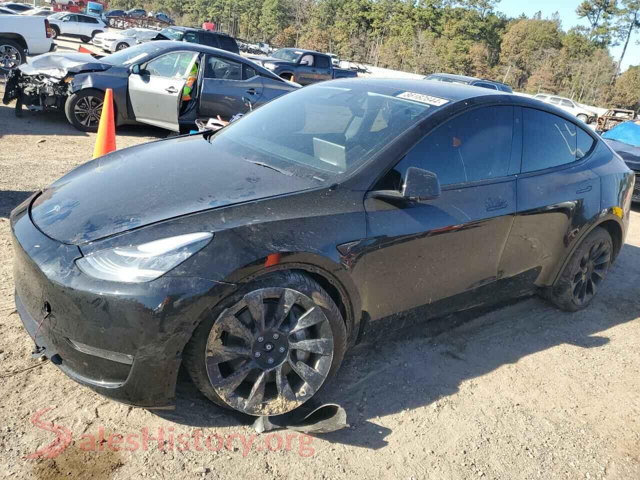 2021 TESLA MODEL Y — VIN 5YJYGDEE5MF299471