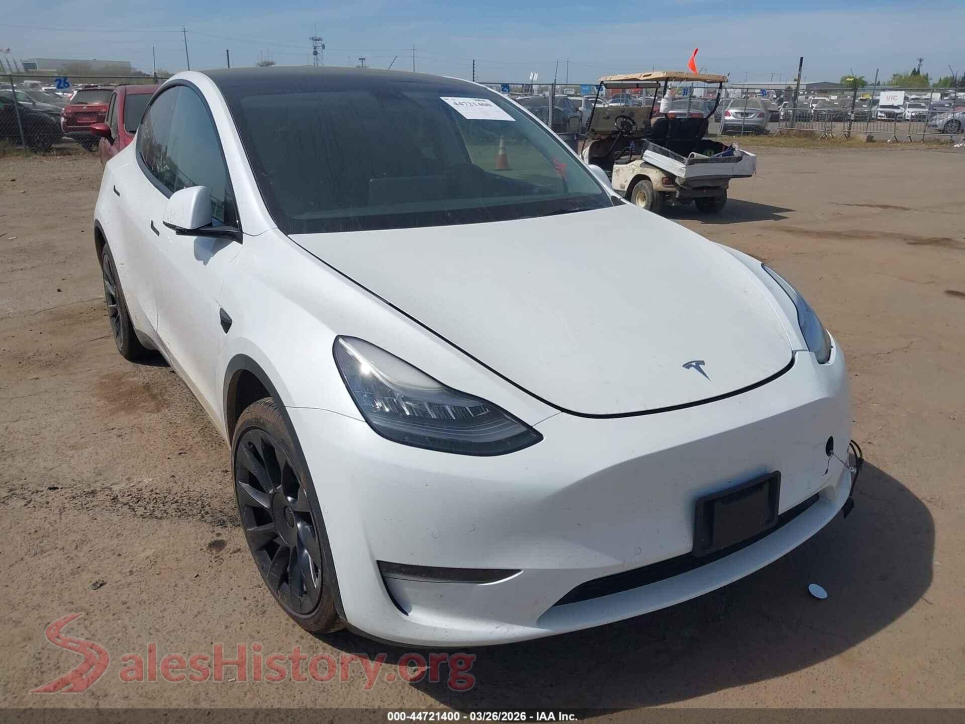 2021 TESLA MODEL Y — VIN 5YJYGDEE6MF125683