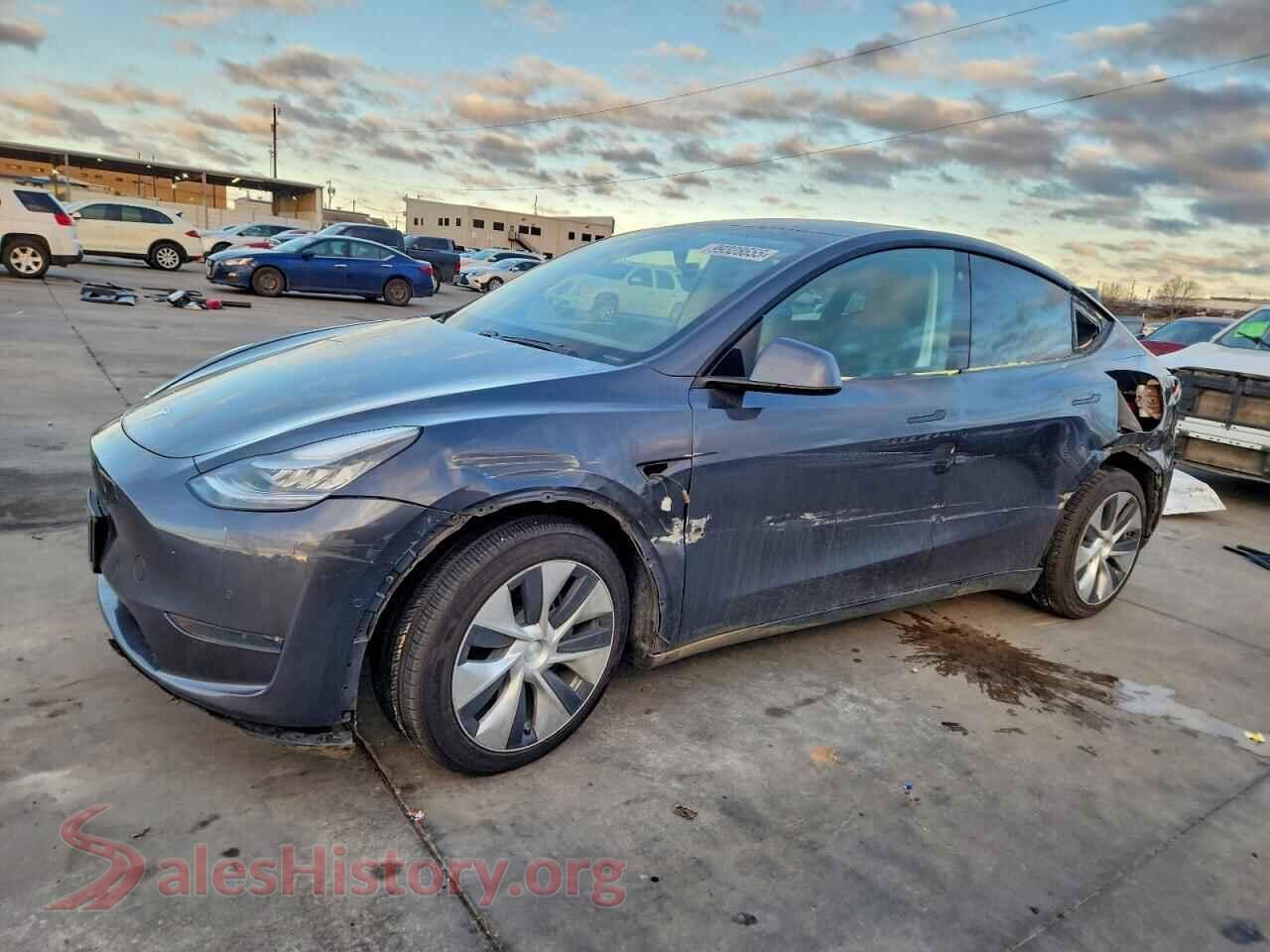 2021 TESLA MODEL Y — VIN 5YJYGDEE7MF071004
