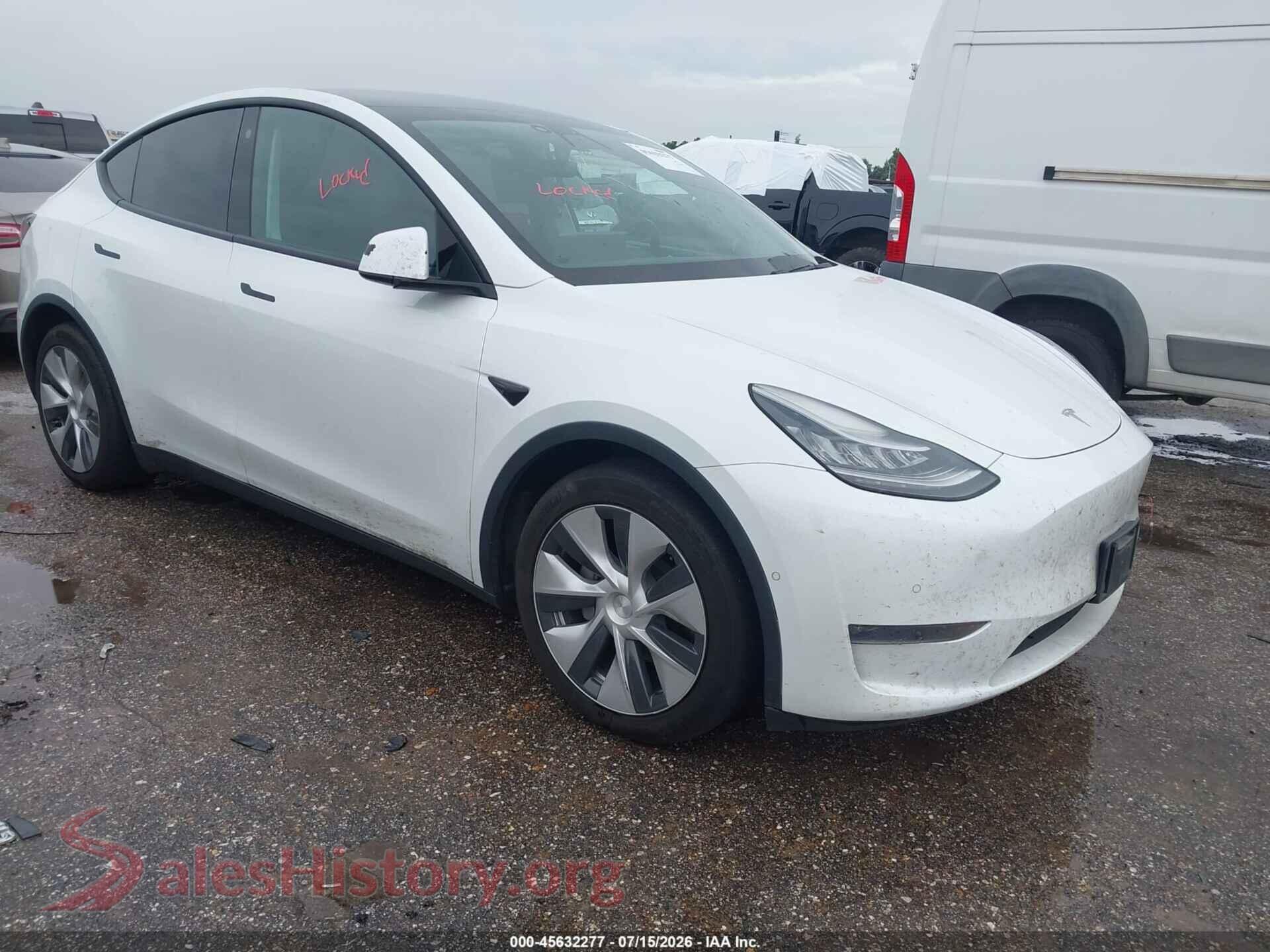 2021 TESLA MODEL Y — VIN 5YJYGDEE7MF082164