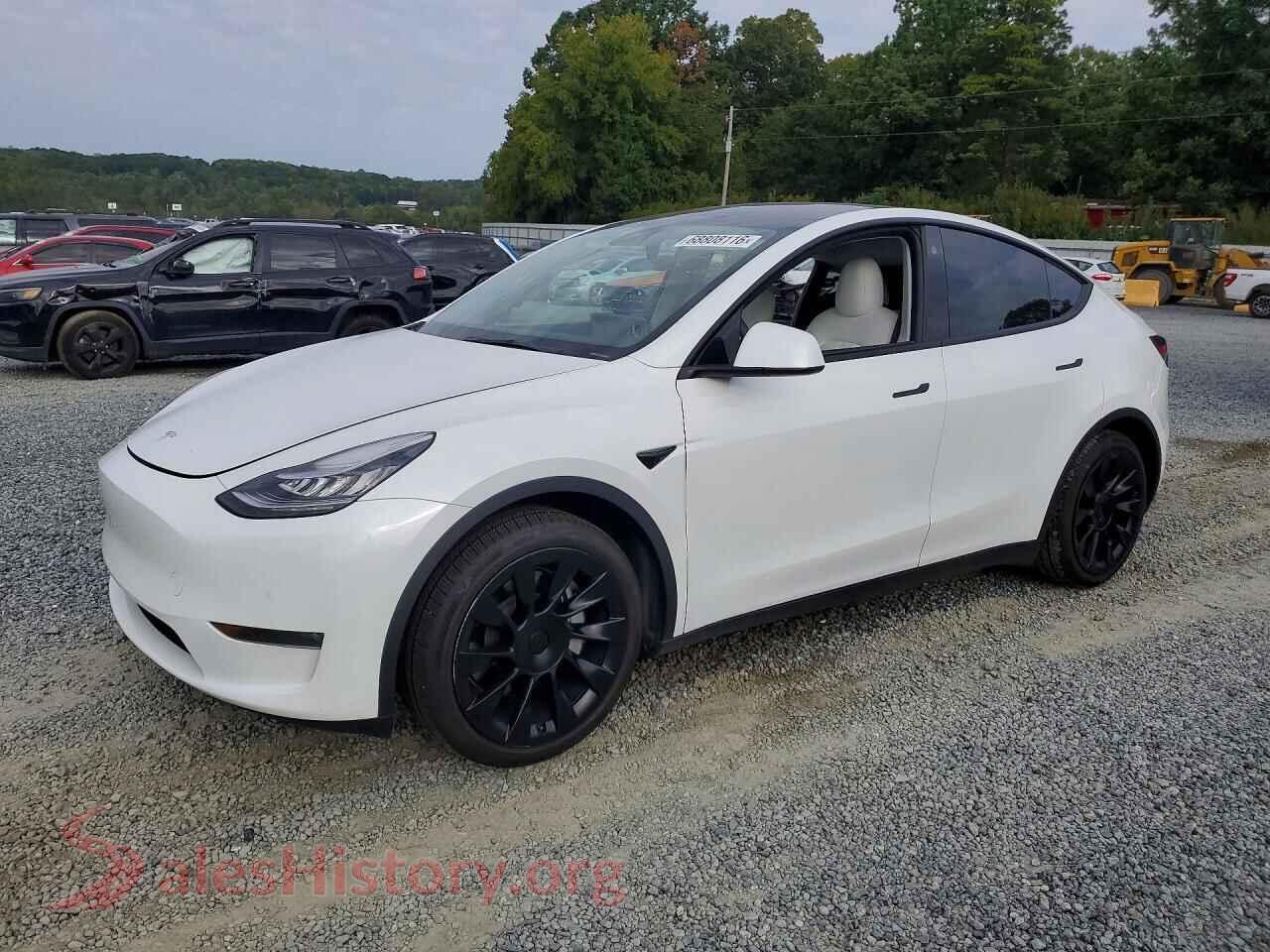 2021 TESLA MODEL Y — VIN 5YJYGDEE7MF093519
