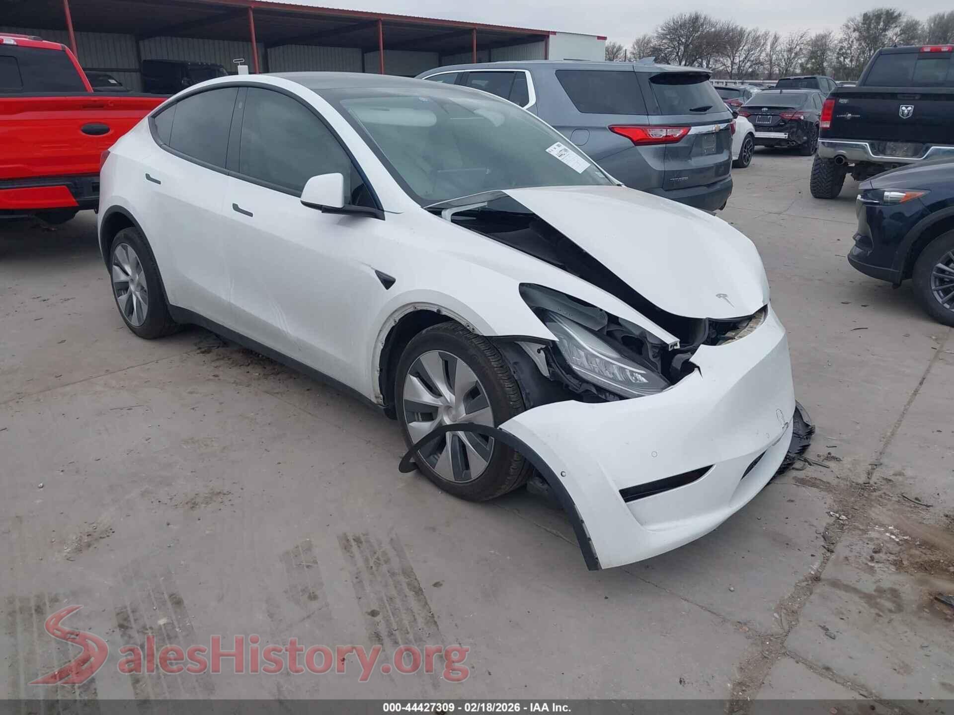 2021 TESLA MODEL Y — VIN 5YJYGDEE7MF302547