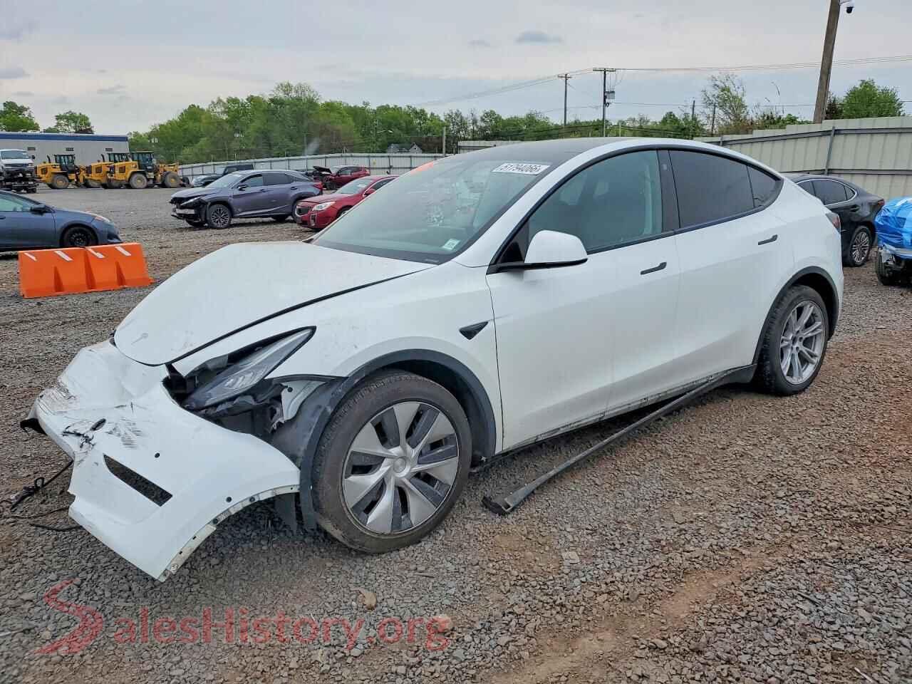 2021 TESLA MODEL Y — VIN 5YJYGDEE8MF231407