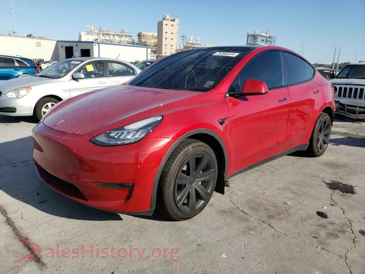 2021 TESLA MODEL Y — VIN 5YJYGDEE8MF260891