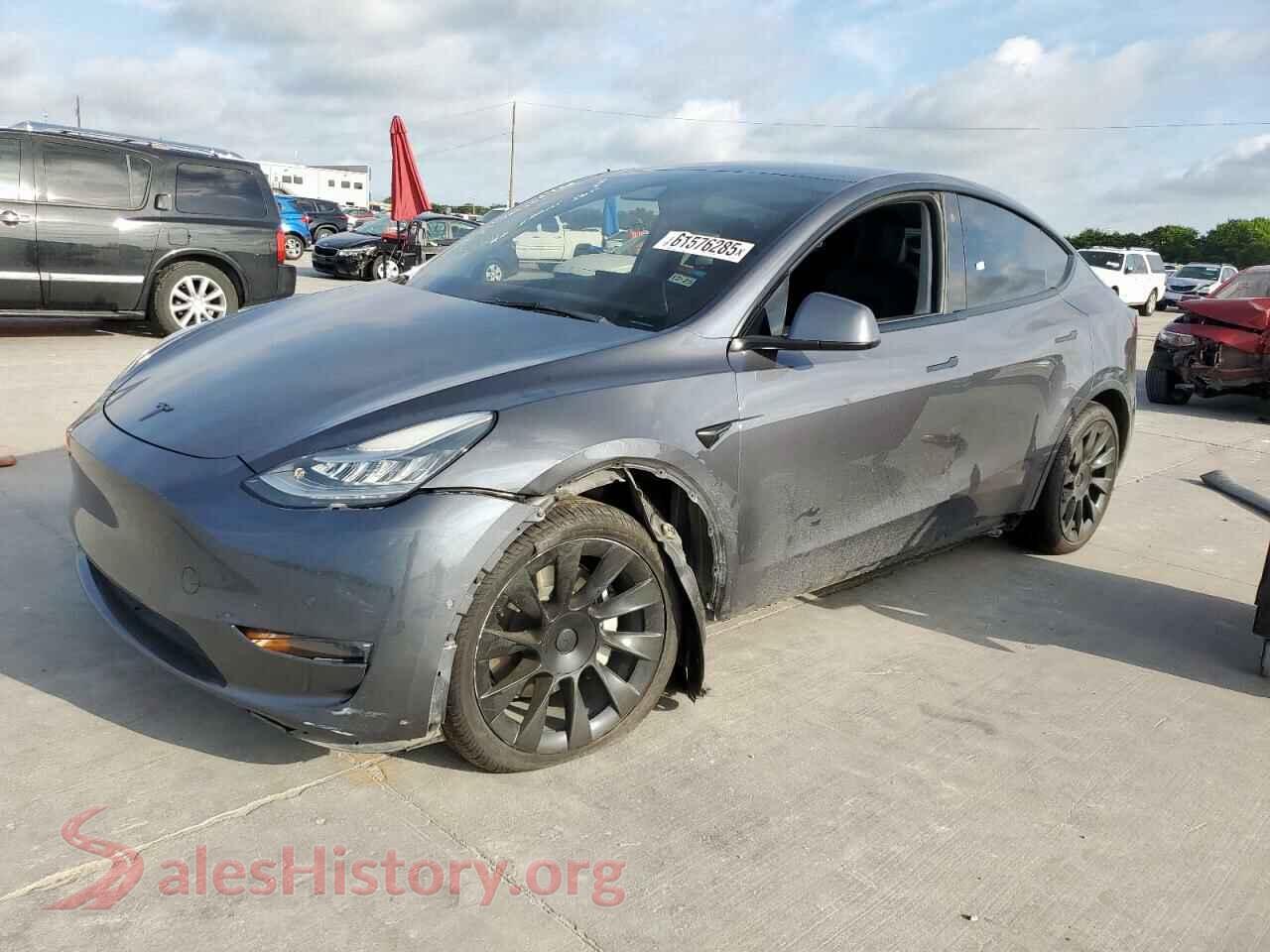 2021 TESLA MODEL Y — VIN 5YJYGDEE9MF149038
