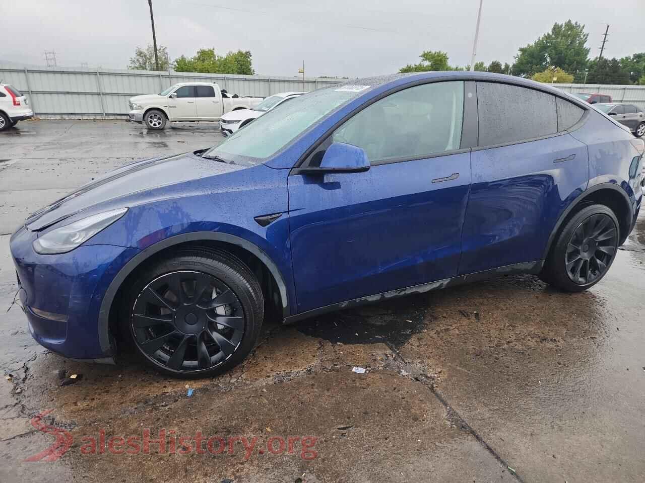2021 TESLA MODEL Y — VIN 5YJYGDEEXMF200109