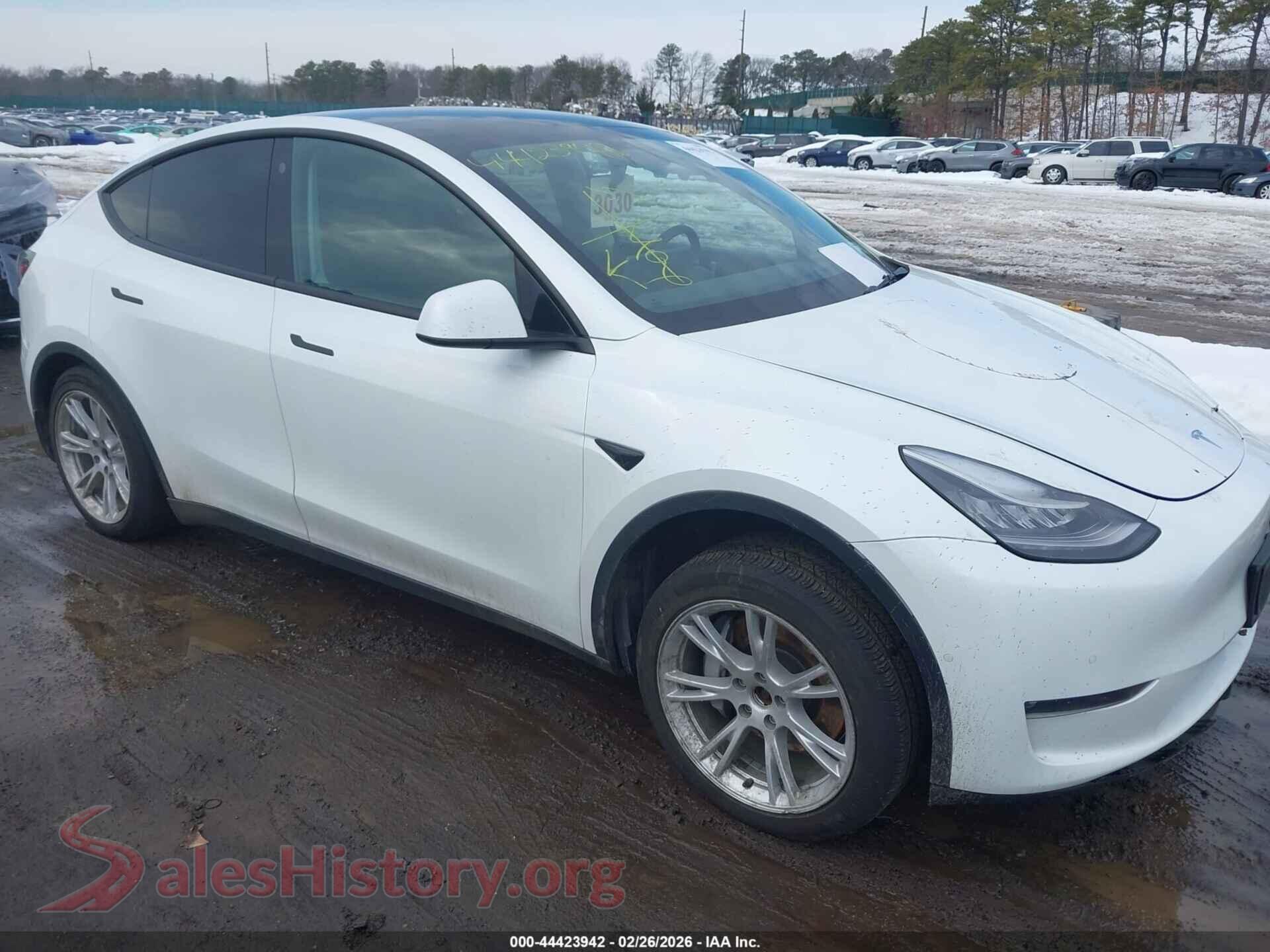 2021 TESLA MODEL Y — VIN 5YJYGDEEXMF264330