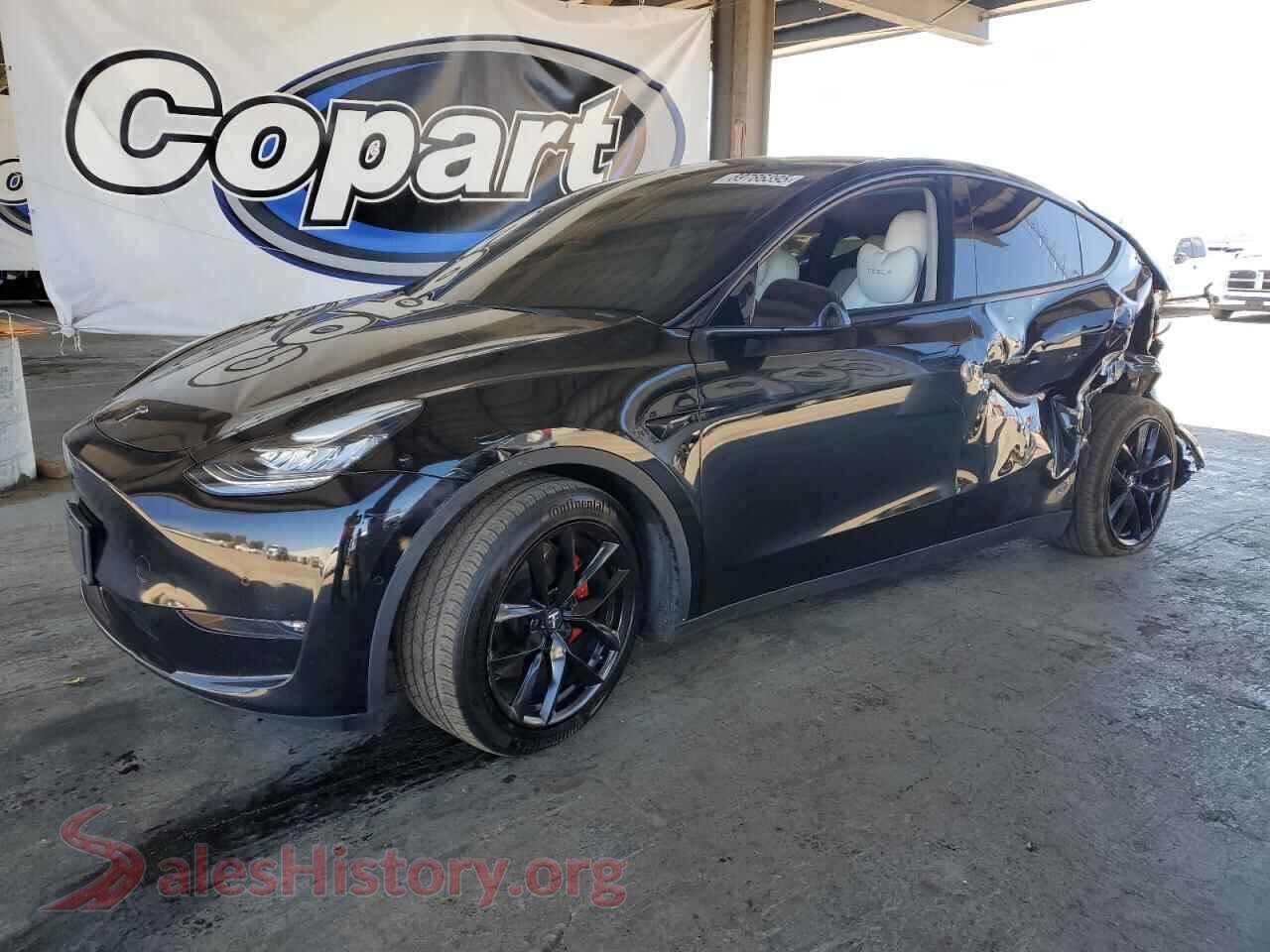 2021 TESLA MODEL Y — VIN 5YJYGDEF0MF089143