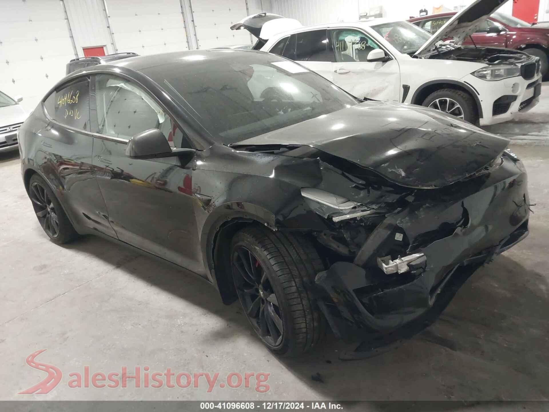 2020 TESLA MODEL Y — VIN 5YJYGDEF4LF012211