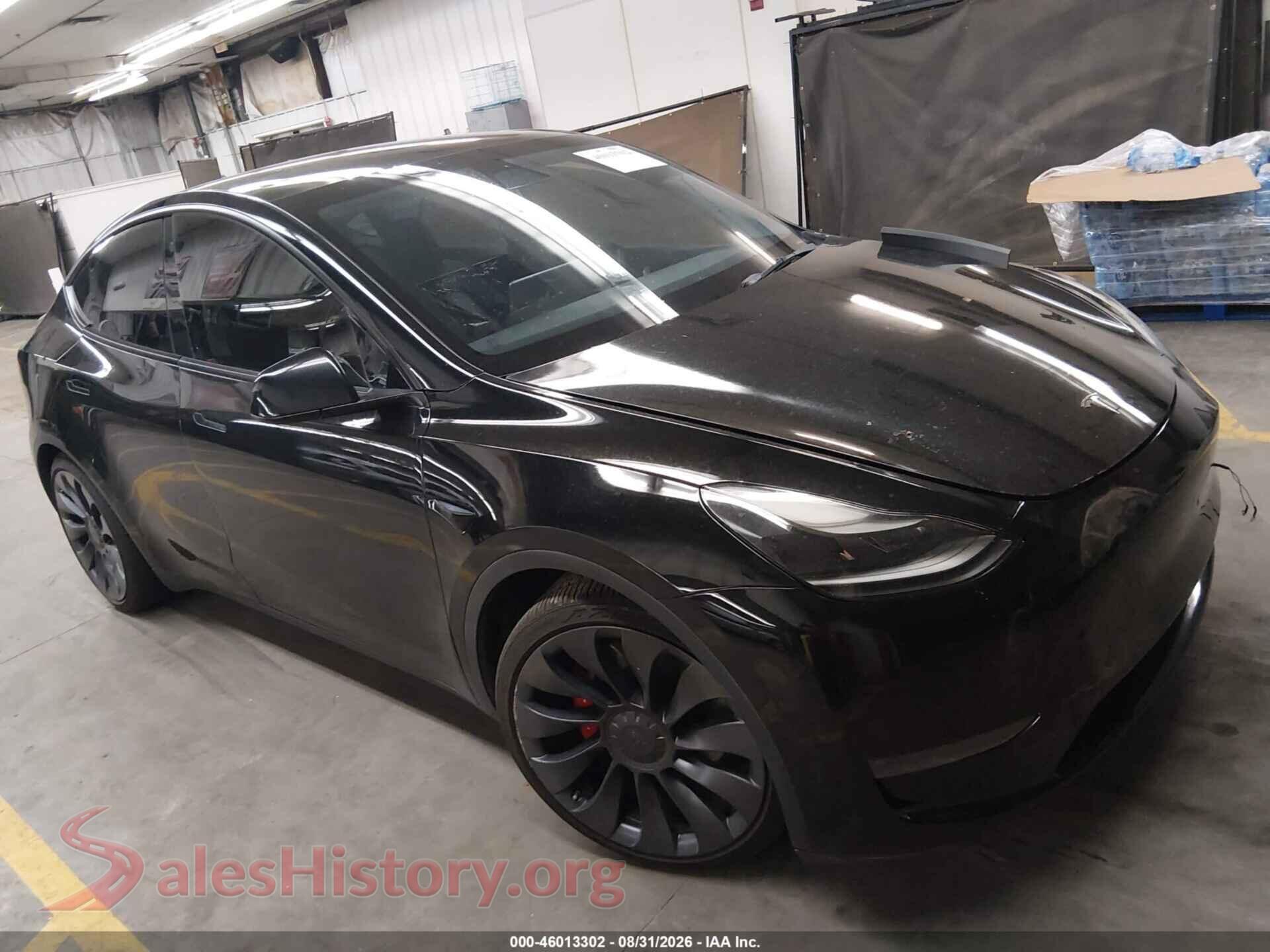 2021 TESLA MODEL Y — VIN 5YJYGDEF4MF137730