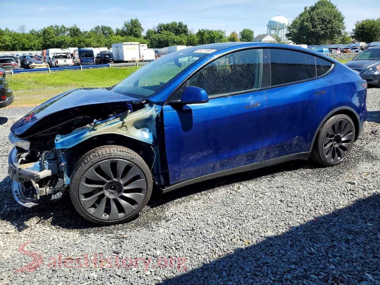 2020 TESLA MODEL Y — VIN 5YJYGDEF8LF000949