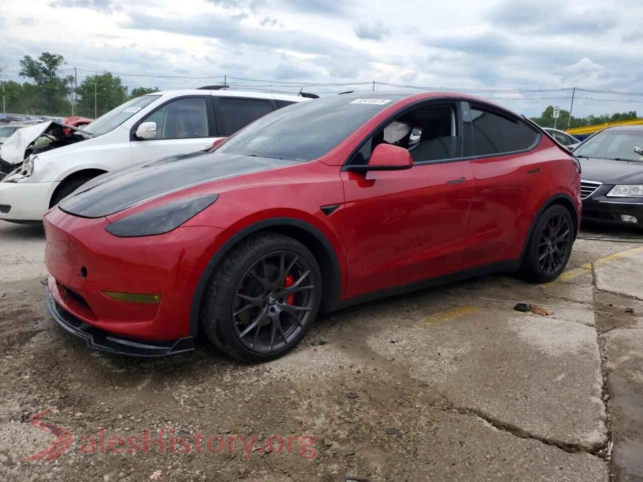 2021 TESLA MODEL Y — VIN 5YJYGDEF9MF139568