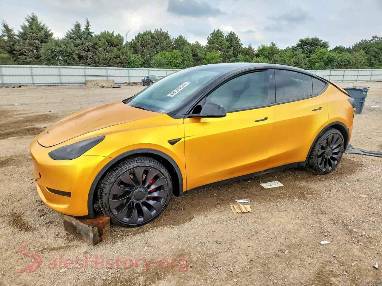 2021 TESLA MODEL Y — VIN 5YJYGDEFXMF246662