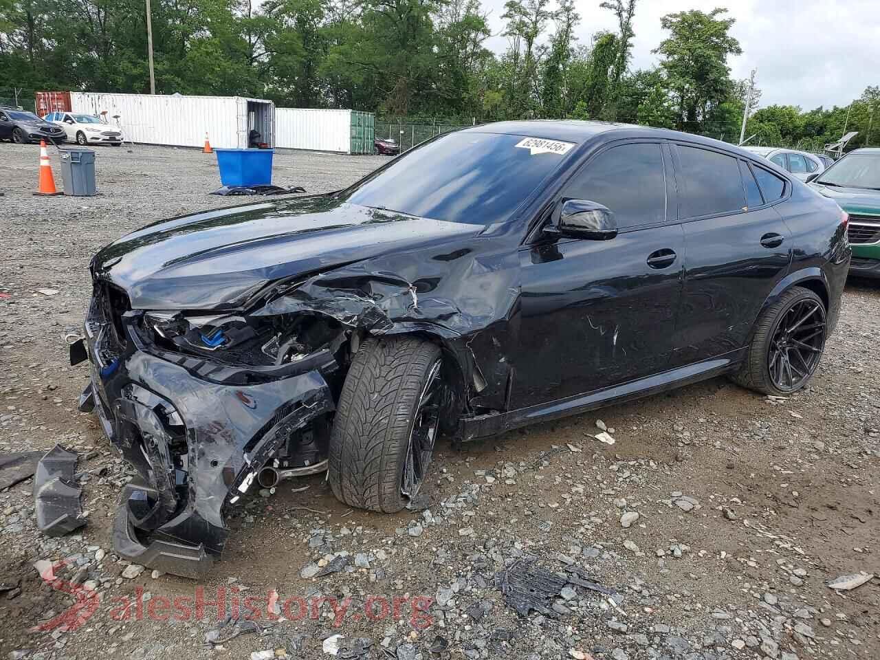 2022 BMW X6 — VIN 5YMCY0C0XN9J39306